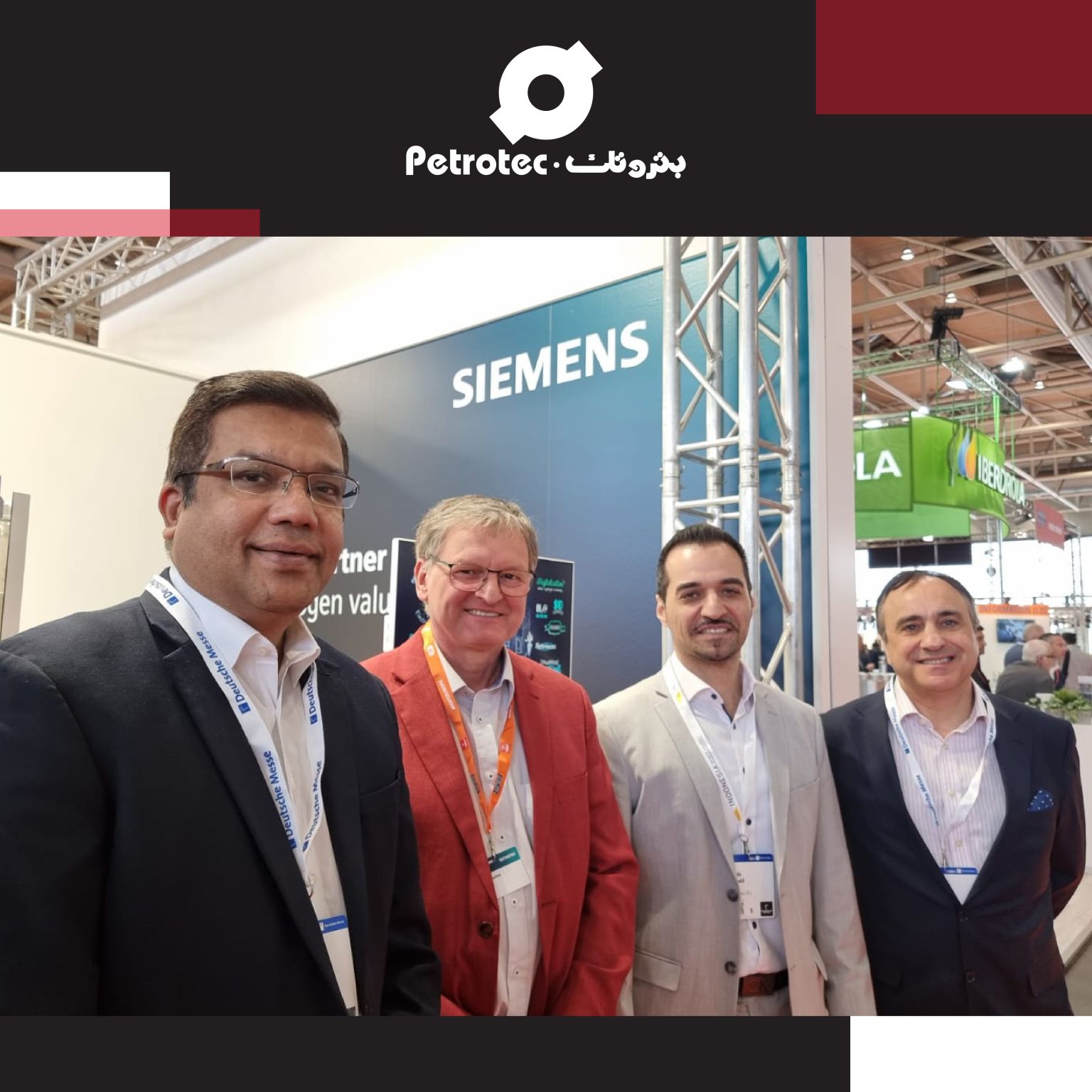 Petrotec team at Hannover Messe 2023, Germany