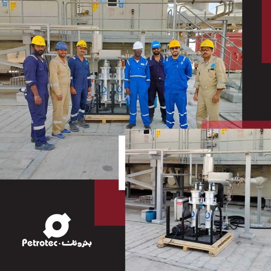 Petrotec Kuwait Training Fluitec Varnish Removal Unit and MPC