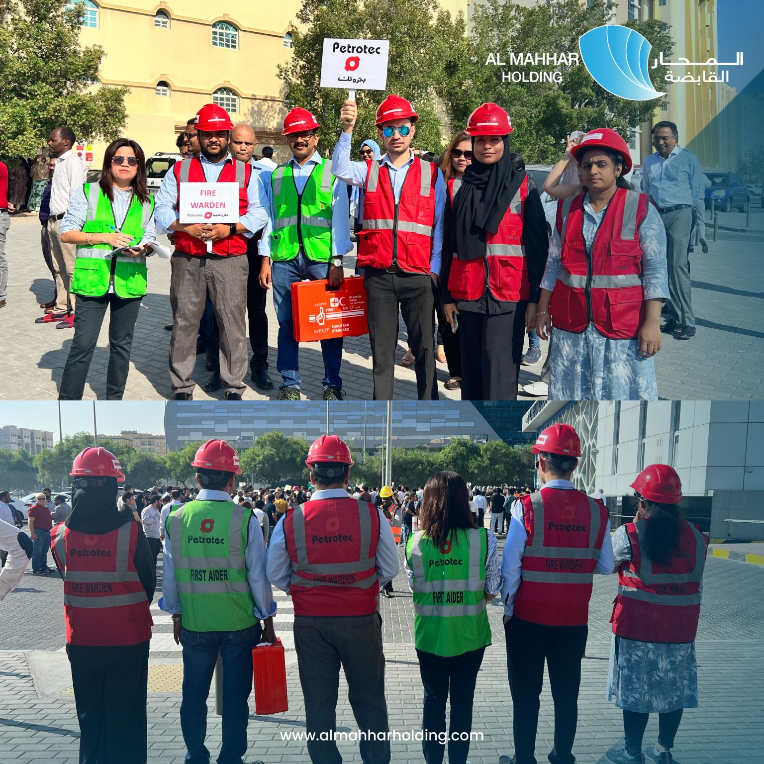 Al Mahhar Holding Fire Drill Prioritizes Employee Safety